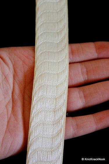 Beige One Yard Trim, Approx. 23mm Wide